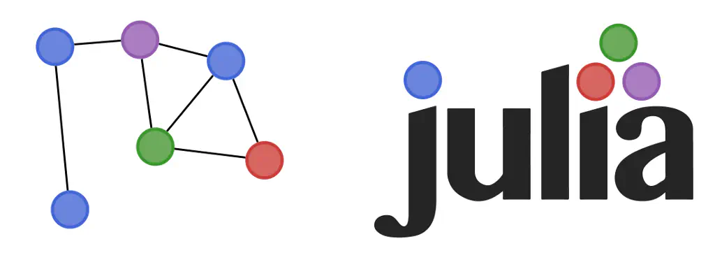 Working with Graphs (nodes and edges) in Julia.