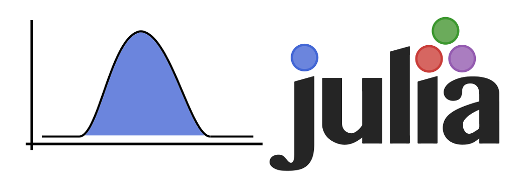 Working with distributions in Julia.