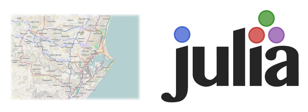Creating Maps using Julia.