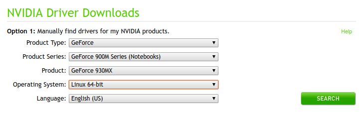 Nvidia geforce 2025 930mx driver