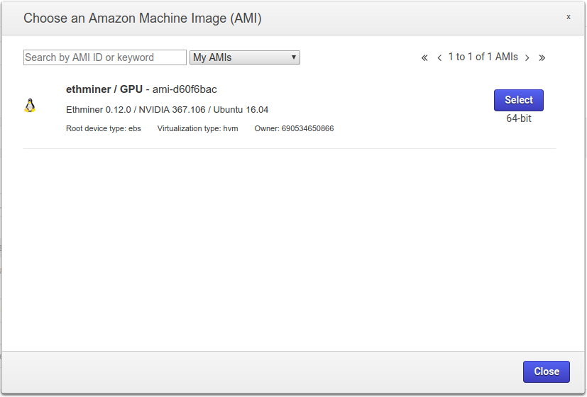Creating new EC2 instances from the new AMI.