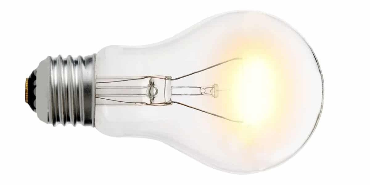 A 100 Watt light bulb.