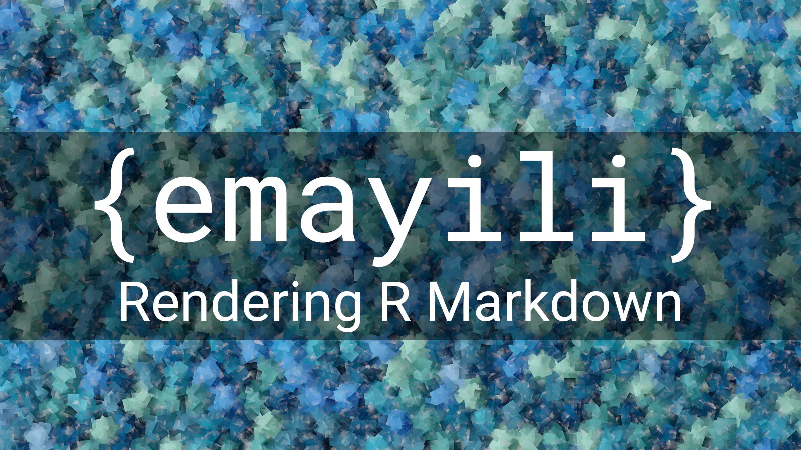 {emayili} Rendering R Markdown