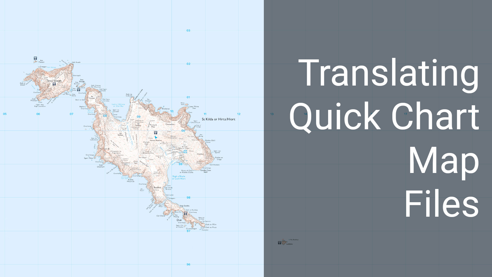 Translating Quick Chart Map Files