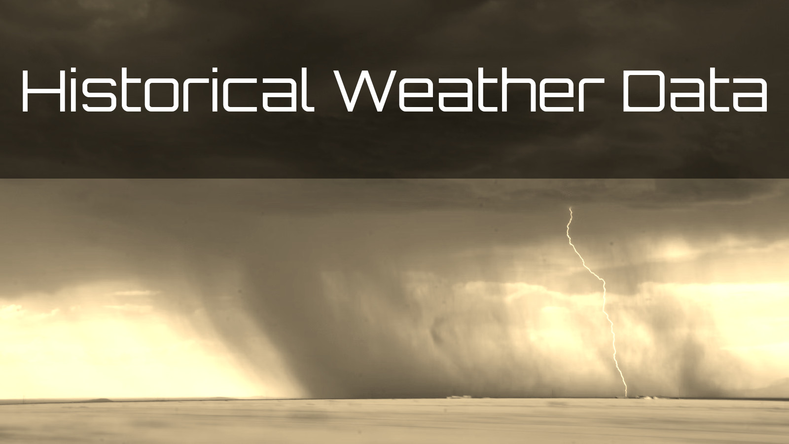 Historical Weather Data