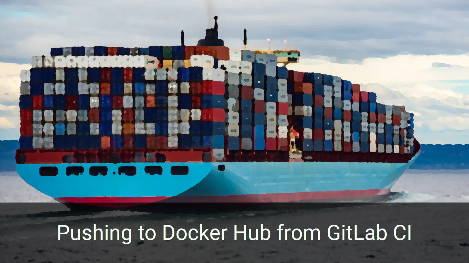 Pushing to Docker Hub from GitLab CI