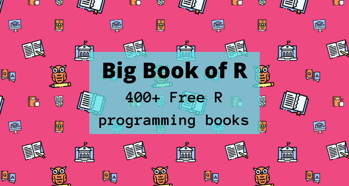 Title image for the Big Book of R.