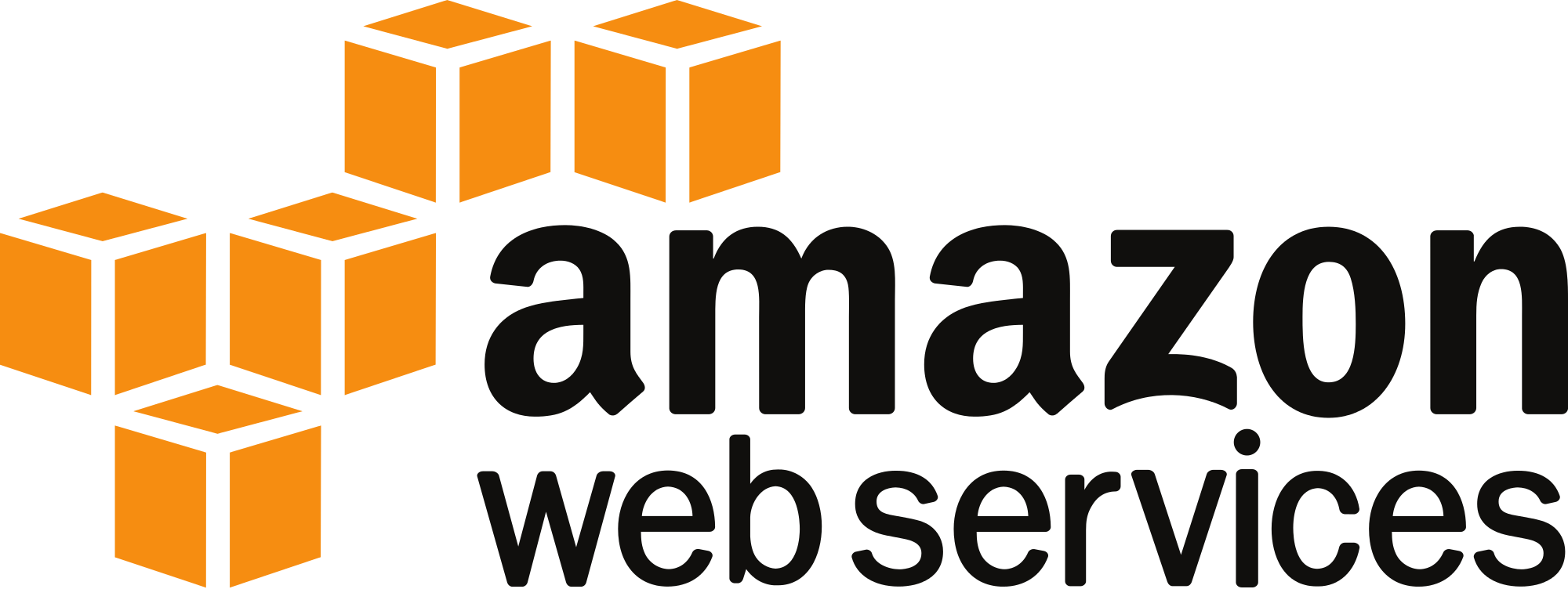 The AWS logo.