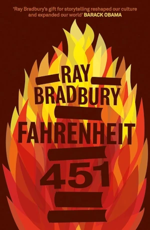 Cover of 'Fahrenheit 451' by Ray Bradbury.