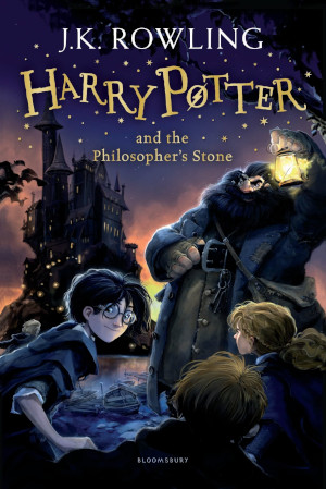 Cover of 'Harry Potter and the Philosopher's Stone' by J. K. Rowling.