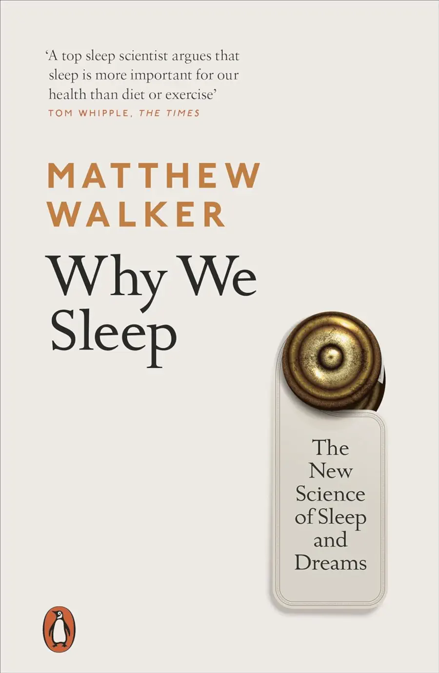 Cover of 'Why We Sleep' by Matthew Walker